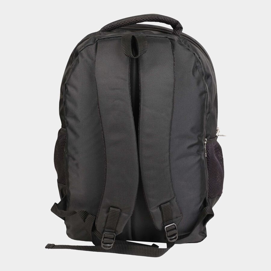 Polyester Backpack, Black, 46 X 30 cm, , large image number null