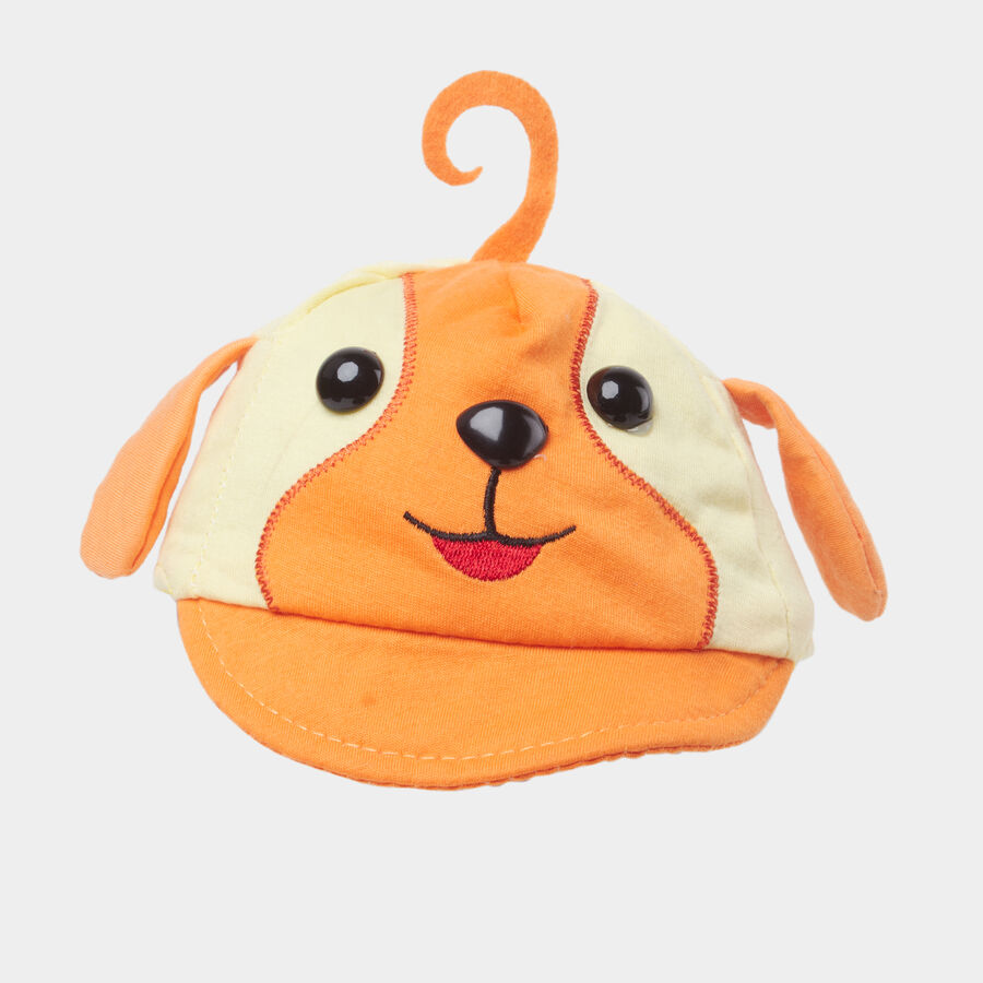 Kids' Yellow Fabric Cap, , large image number null