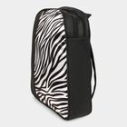 Women's Black Polyurethane Backpack, , small image number null