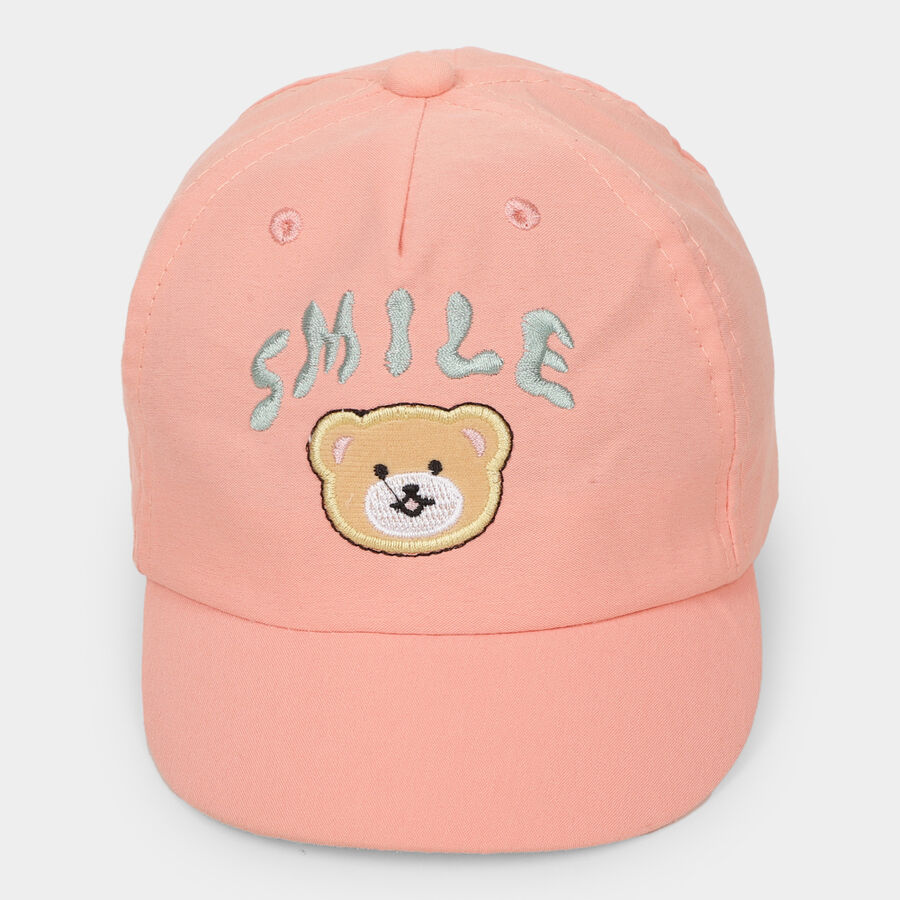 Kid's Pink Fabric Cap, , large image number null