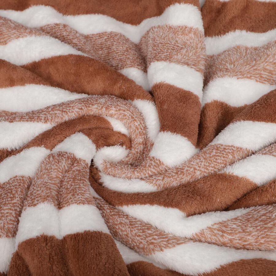 200 GSM Brown Microfiber Bath Towel, , large