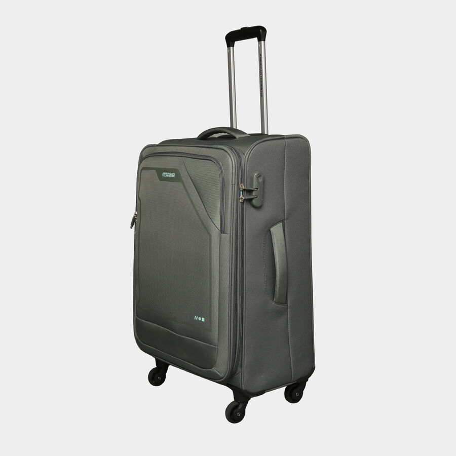 4-Wheel Polyester Soft Case Trolley, Medium, , large image number null