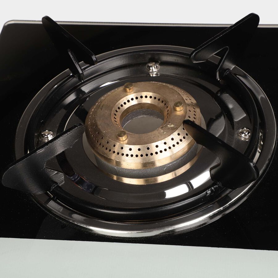 2 Burner Glass Top Auto Ignition Gas Stove, , large image number null
