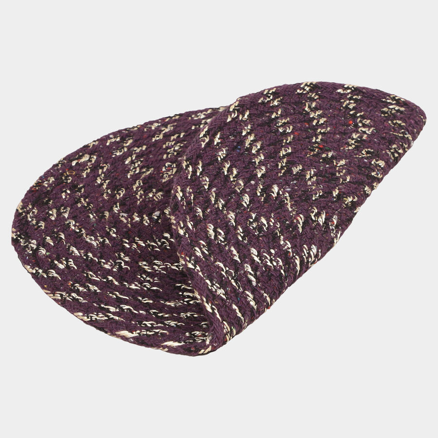 Wine Polyester Cotton Door Mat, , large image number null