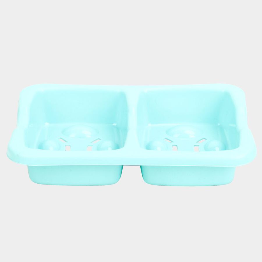 Plastic Soap Dish, Twin, , large image number null