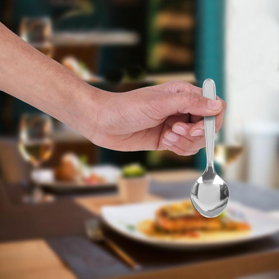 Set of 4 Stainless Steel Baby Spoons, , large image number null