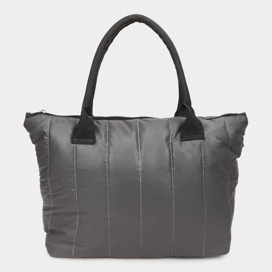 Women's Grey Fabric-Polyester Tote Bag, , large image number null