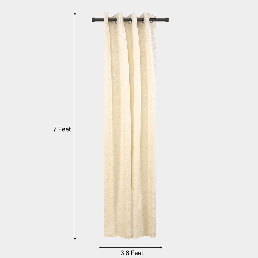 7ft. Cream Velvet Door Curtain, , large image number null