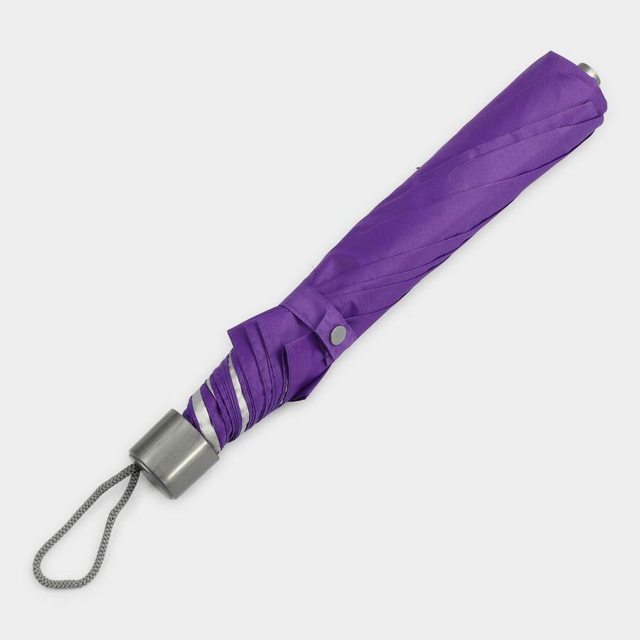 Woman's Purple Polyester Umbrella, , large