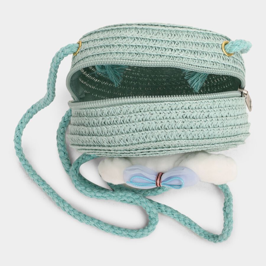 Women's Colour Block Plastic Sling Bag, , large image number null