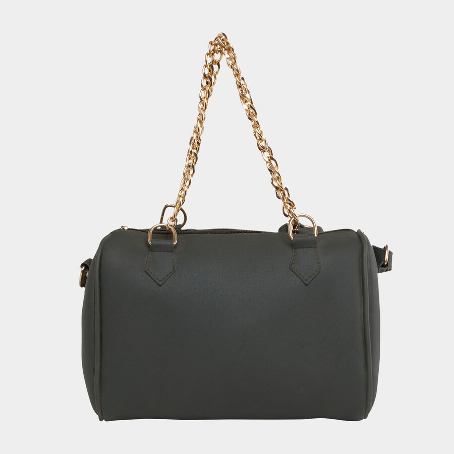 Women's Polyurethane Zipper Sling Bag, , large image number null