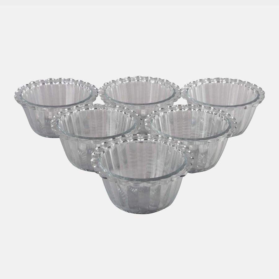 Glass Bowl, Set of 6, , large image number null