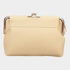 Women's Tan Polyurethane Sling Bag, , small