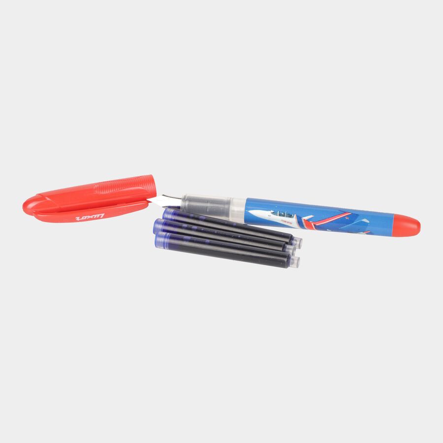 1 Pc. Plastic Educational Pen - Colour/Design May Vary, , large image number null