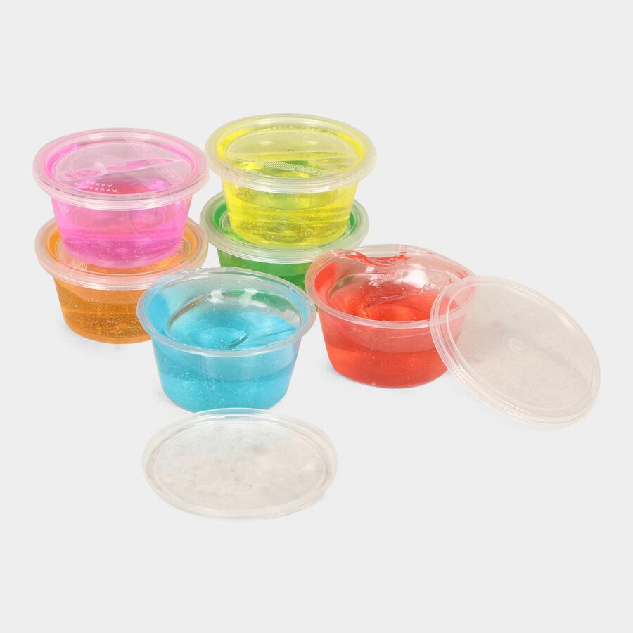 Kid's Sparkling Slime,6 Shades, , large image number null