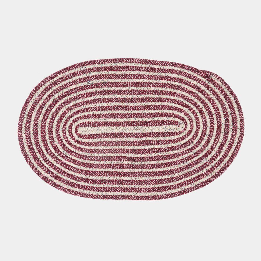 Maroon Braided Doormat, , large image number null