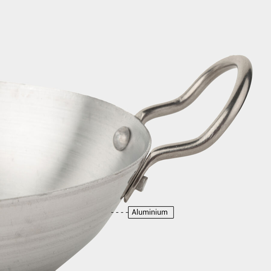 Aluminium Kadhai - 6.5 in. (0.45L), , large image number null