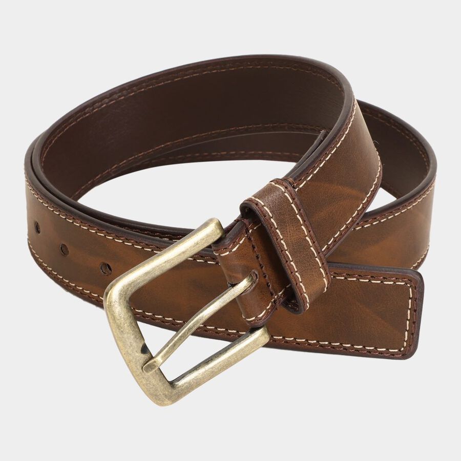 Men's Brown Polyurethane Casual Belt, , large image number null