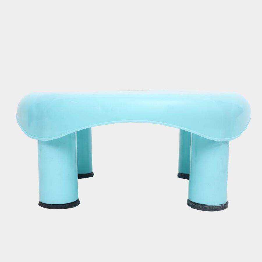 Light Green Plastic Bath Stool, , large