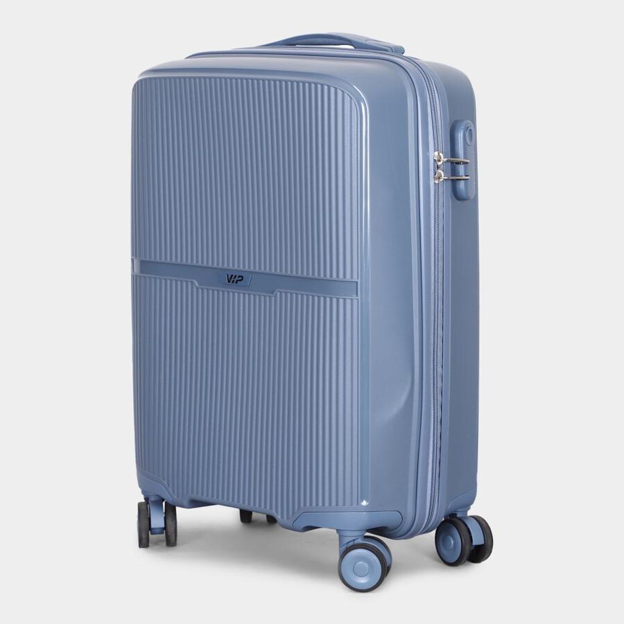 8-Wheel Light Blue Polycarbonate Hard Case Trolley, Small, , large image number null