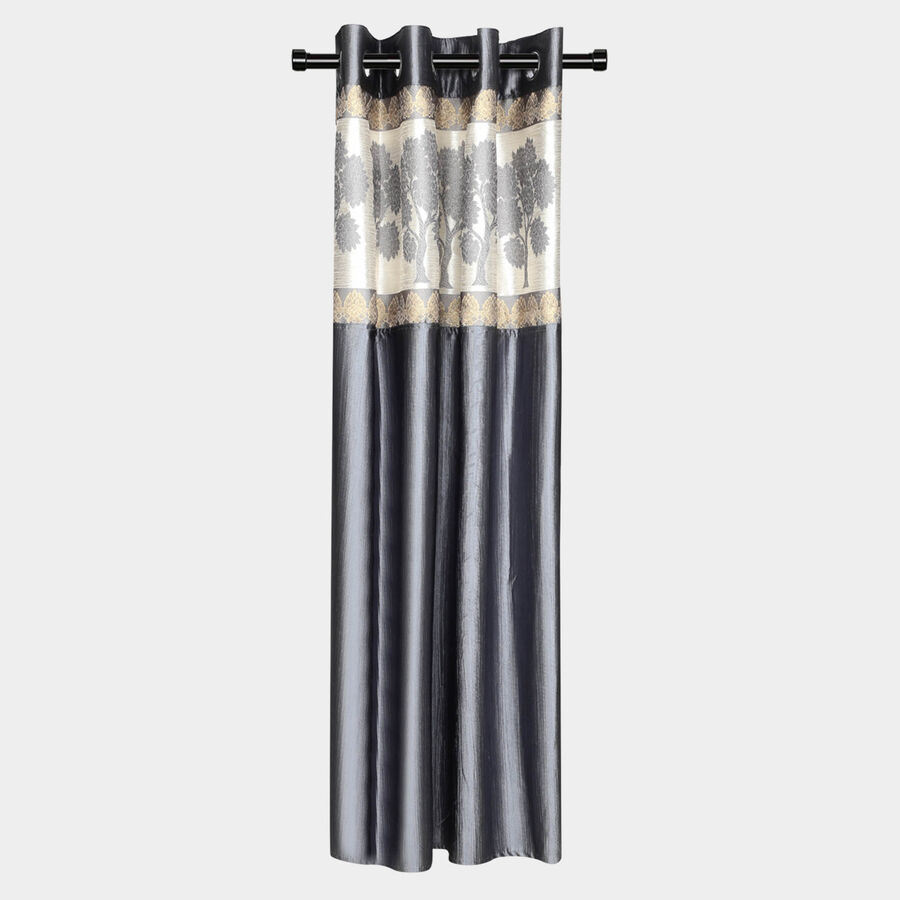5ft. Grey Window Curtain, , large image number null