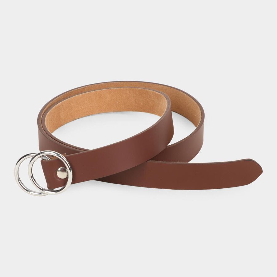 Women's Tan Polyurethane Belt, , large image number null