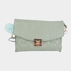 Women's Polyurethane Zipper Sling Bag, , small image number null