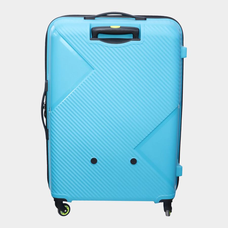 4-Wheel Cyan PVC Matee Hard Case Trolley, Large, , large image number null