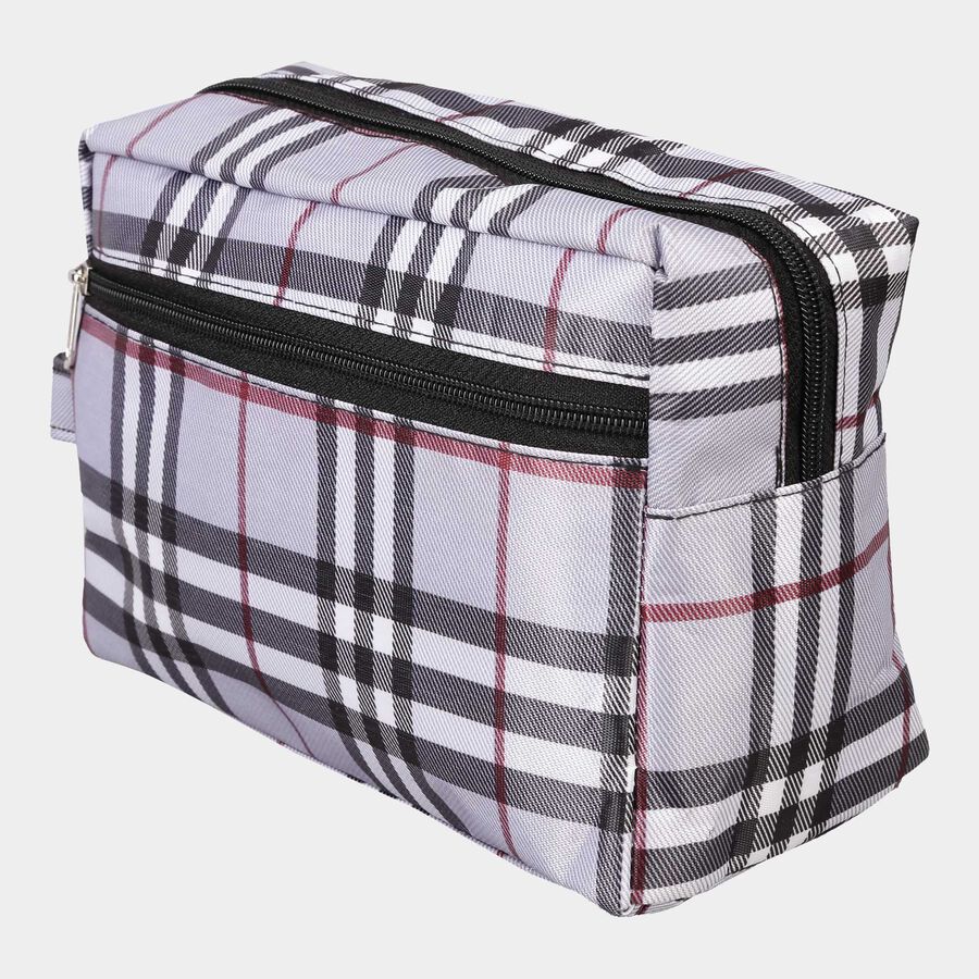 Grey Nylon And Polyester Pouch, , large image number null