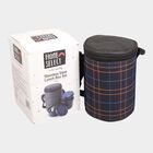 Steel Lunch Box, 3 Containers and 1 Bag, , small image number null