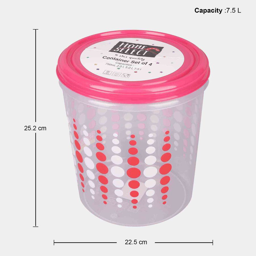 Plastic Container Set of 4, , large image number null