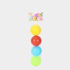 Orange Plastic Soft Ball Pack Of 4, , small