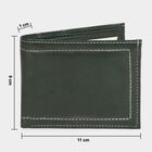 Men's Green Polyurethane Wallet, , small