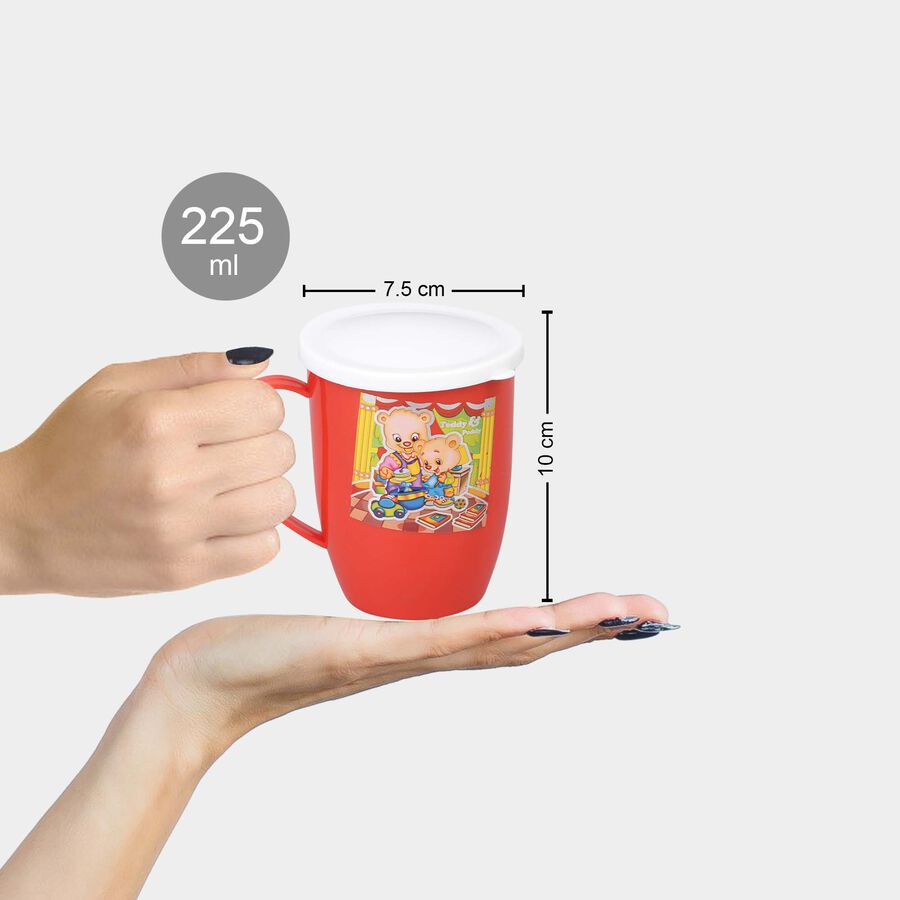 Plastic and Steel Mug, 225 ml, Microwave Safe, , large image number null