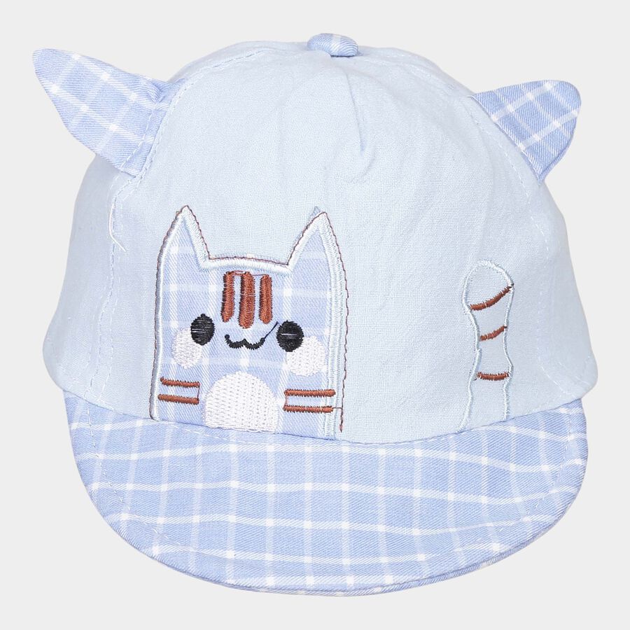 Kids' Blue Nylon Cap, , large image number null
