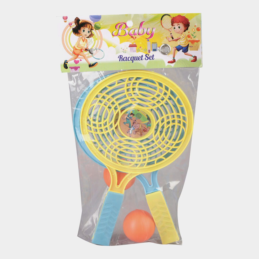 Baby Tennis Racquet Set - Colour/Design May Vary, , large image number null