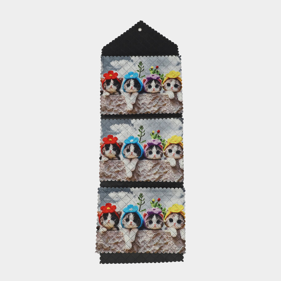 Grey Polyester Cotton Wall Hanging, , large