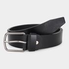 Men's Black PU Formal Belt , , small