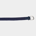 Women's Blue Nylon And Polyester Belt, , small image number null