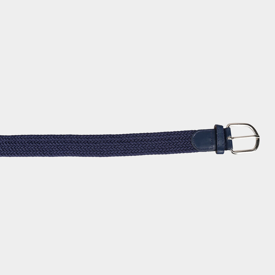 Women's Blue Nylon And Polyester Belt, , large image number null