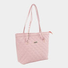 Women Quilted Peach Handbag, , small image number null