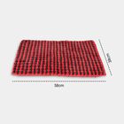 Red Chenille Bath Mat, , small image number null