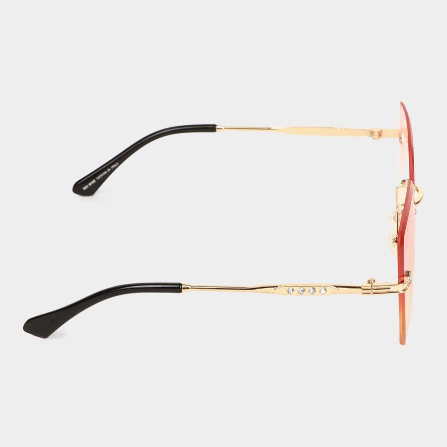 Women's Metal Gradient Rimless Sunglasses, , large image number null