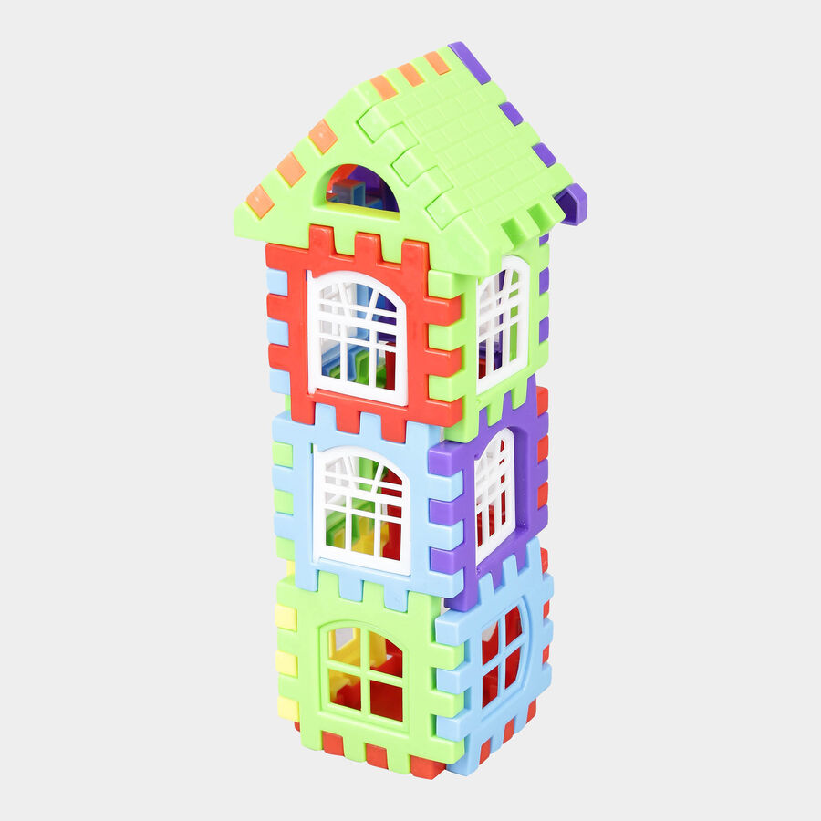 36 Pcs. Plastic House Blocks , , large image number null