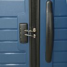 4-Wheel Dark Blue Polypropylene Hard Case Trolley, Small + Medium + Large, , small image number null