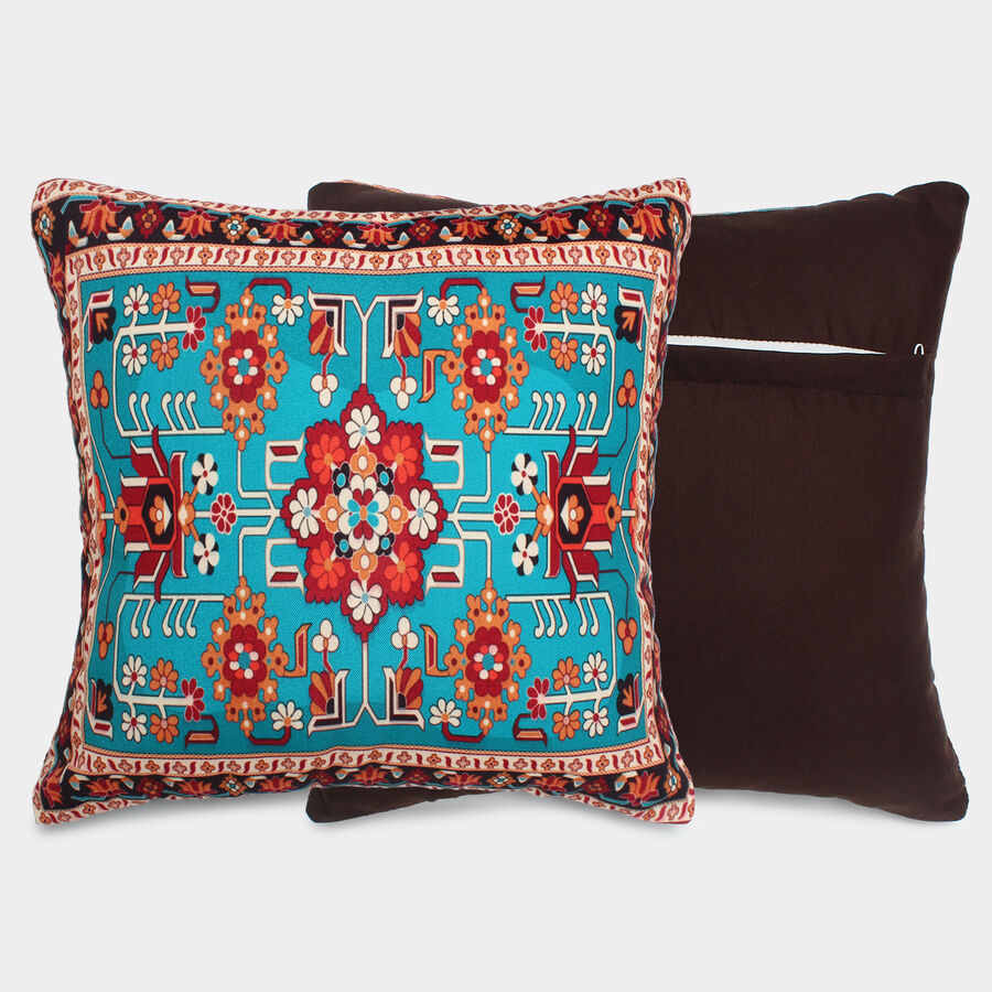 Printed Microfiber Cushion Cover, , large image number null