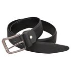 Men's Black Polyurethane Casual Belt, , small image number null