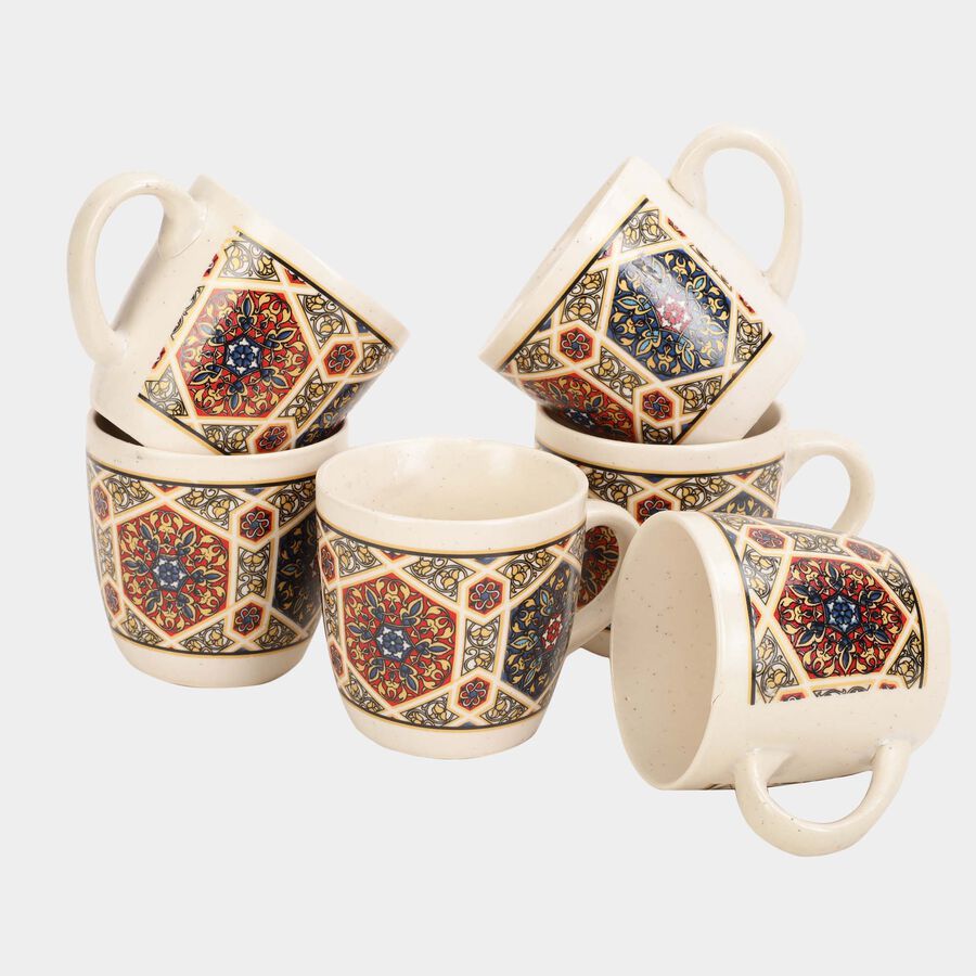 Stoneware Mug, 150 ml, Set of 6, , large image number null