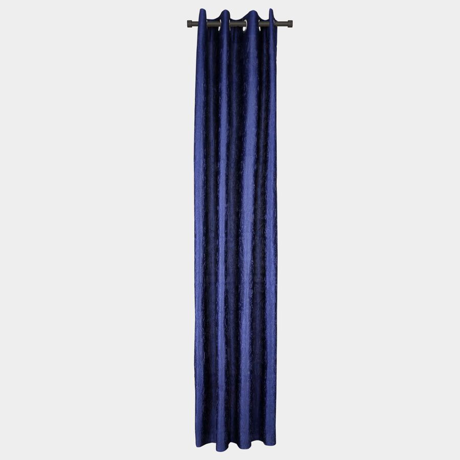 7ft. Blue Microfiber Door Curtain, , large image number null
