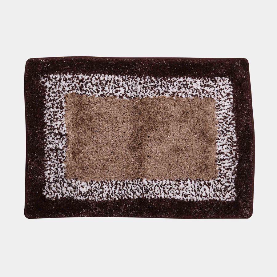 Maroon Solid Shaggy Doormat, , large image number null